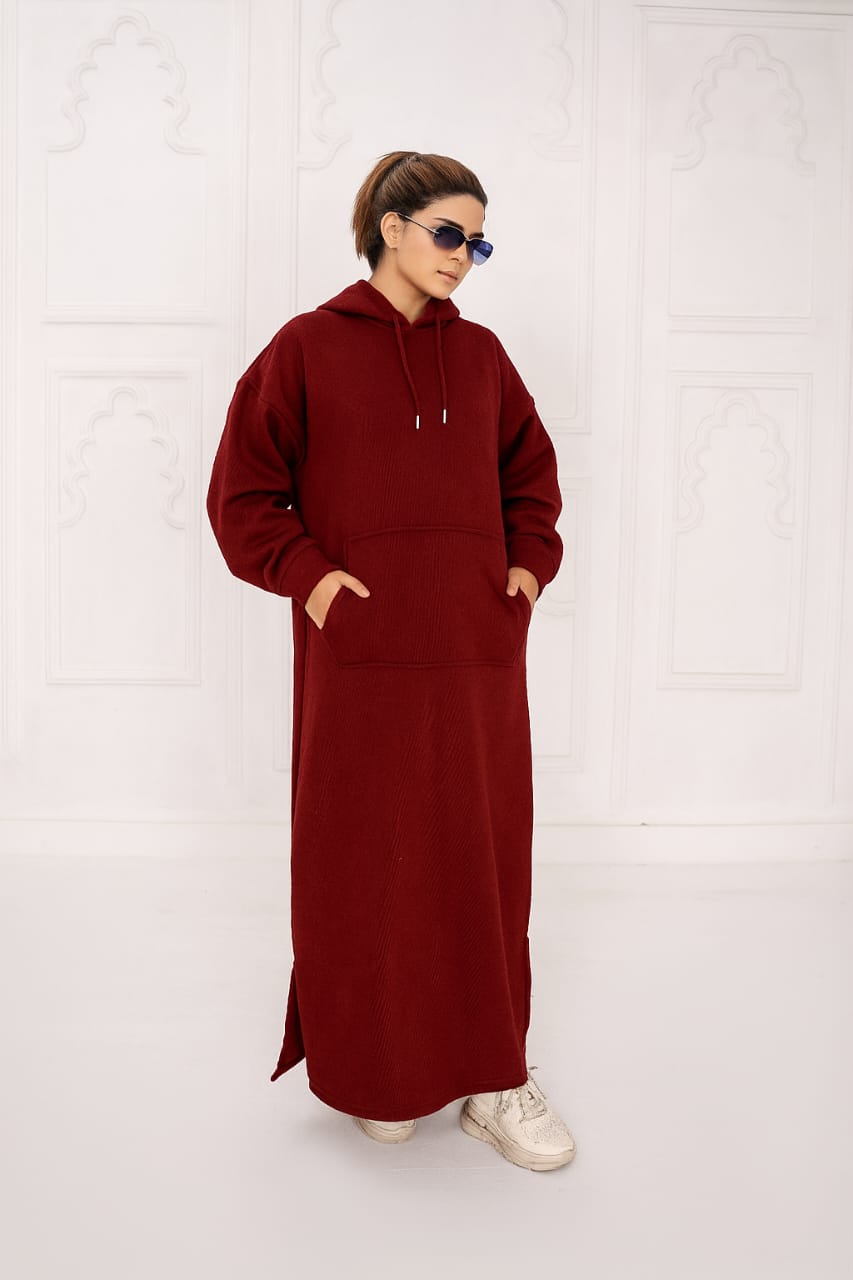 Fleece Abaya Pullover Aura 07