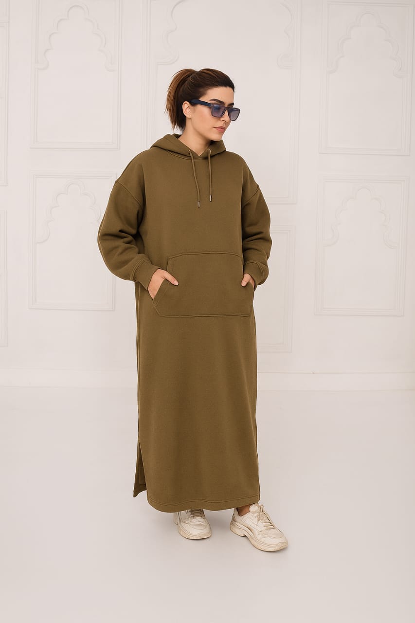Fleece Abaya Pullover  Aura 07